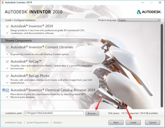 autodesk inventor pro 2019破解版 附注册机和安装教程