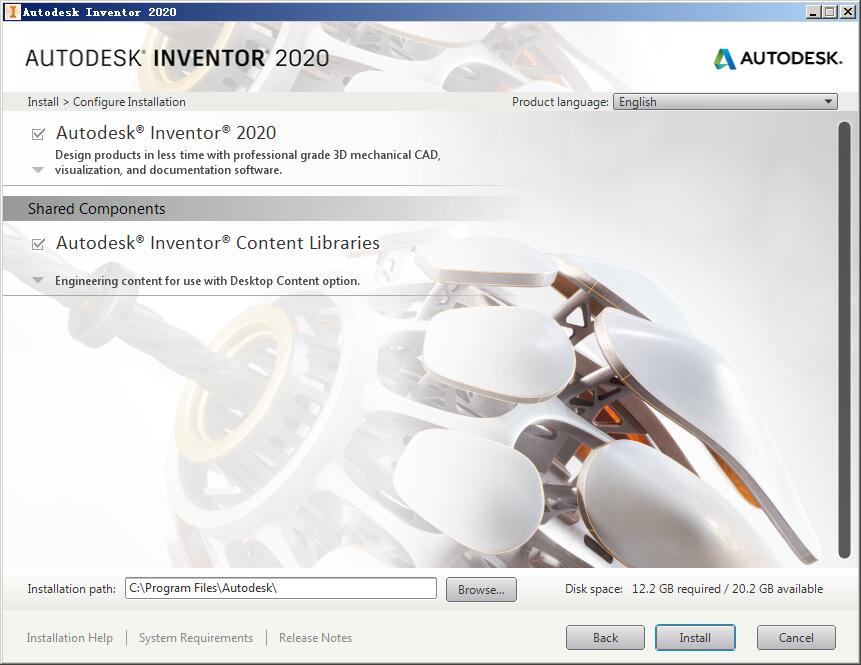 Autodesk Inventor Professional 2020安装注册教程