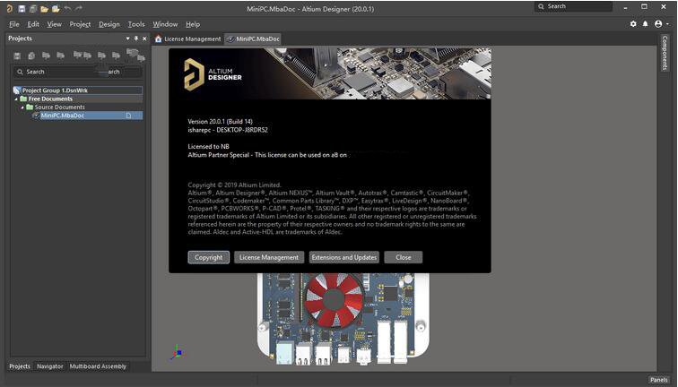 Altium Designer 20.2.8中文破解版 附安装教程