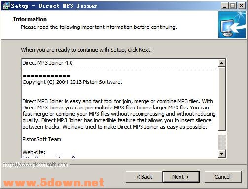 mp3合并软件(Direct MP3 Joiner) v4.0.0.1免费版