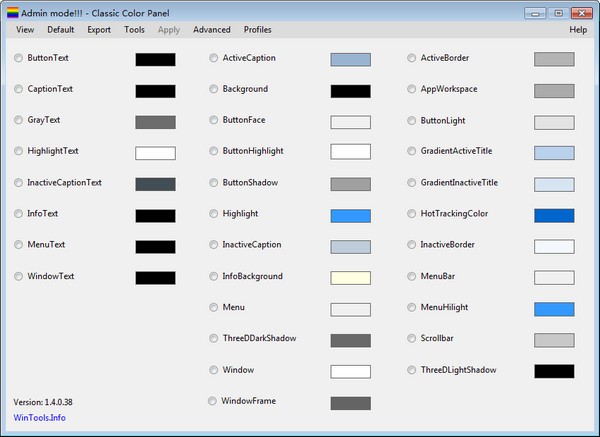 经典色彩面板软件(Classic Color Panel) v2.0.0.53官方版