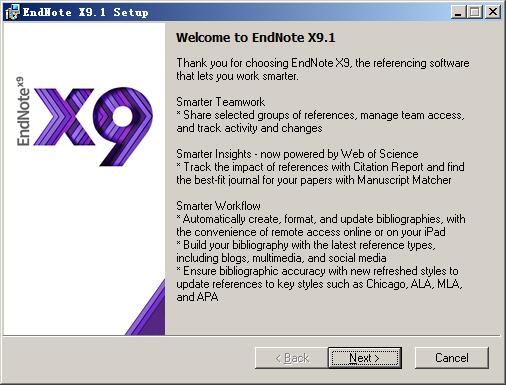 202106061048065729001 endnote x9.1破解版 附序列号和安装教程
