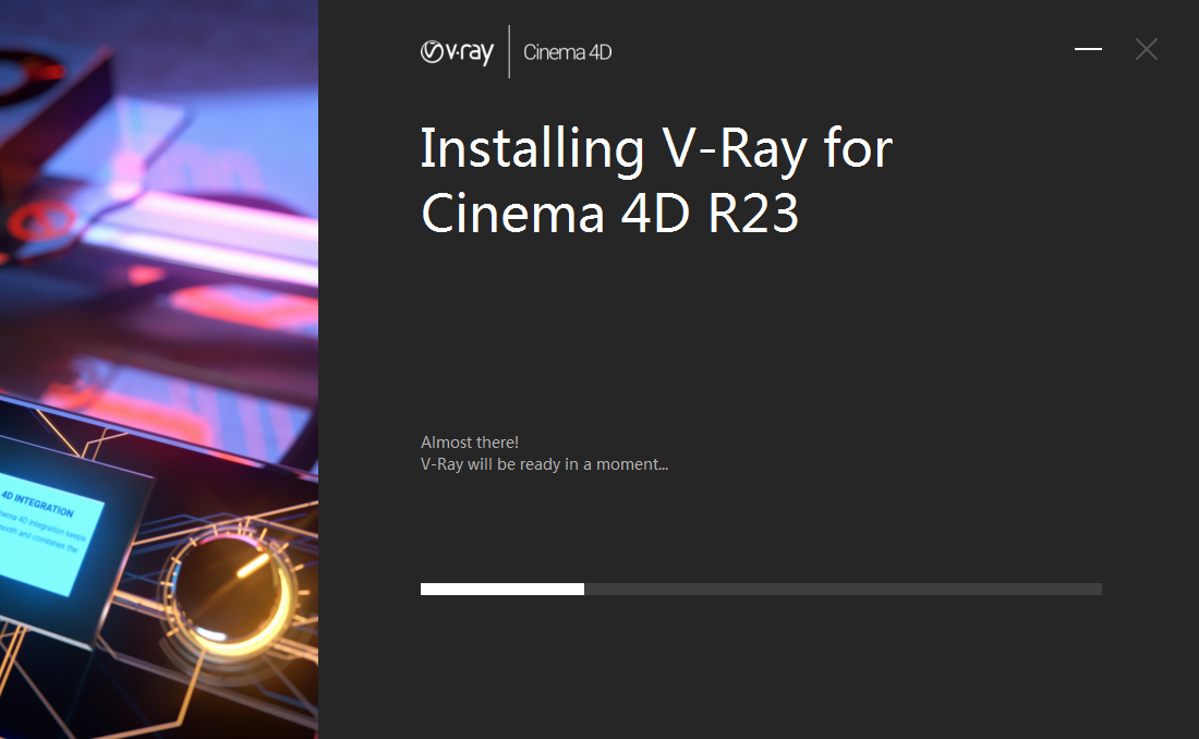 VRay 5 for C4D【支持r20/r21/r22/r23】中文破解版渲染器安装图文教程、破解注册方法