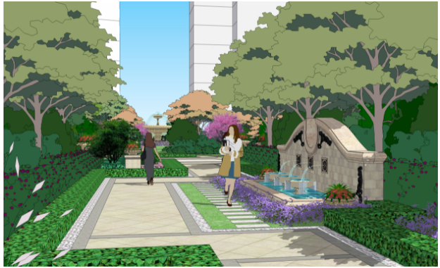 sketchup草图大师园林景观设计