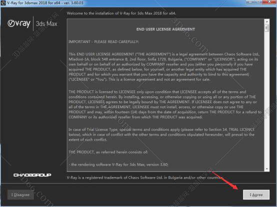 VRay3.6 for 3dmax2018中文（英文）版安装图文教程、破解注册方法