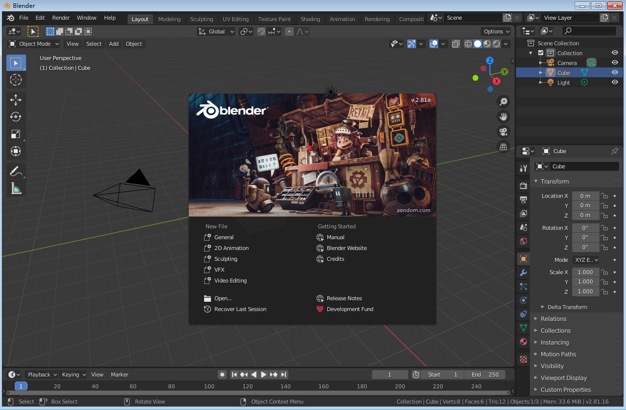 Blender 3D 2.93_绿色中文免费版_下载安装图文教程、破解注册方法