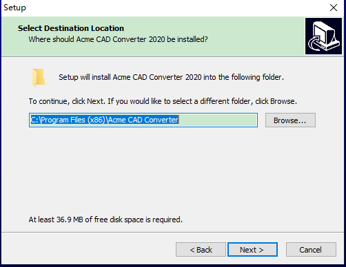 CAD格式版本转换器Acme CAD Converter2020中文版（高版本转低版本）安装图文教程、破解注册方法