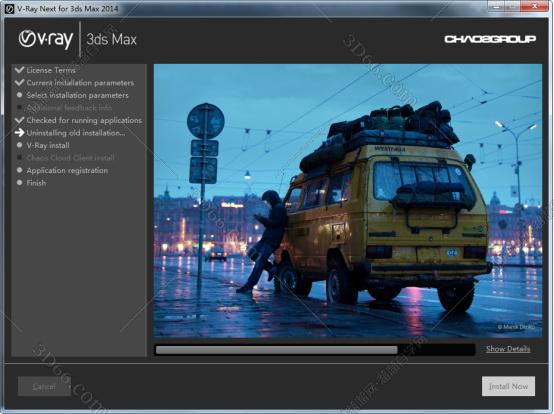 VRay 4.3 Next for 3dmax2014中文破解版安装图文教程、破解注册方法