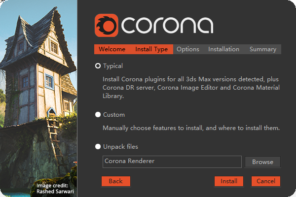 corona渲染器下载【Corona-7-hotfix1 for 3dmax2014-2022】汉化破解版安装图文教程、破解注册方法