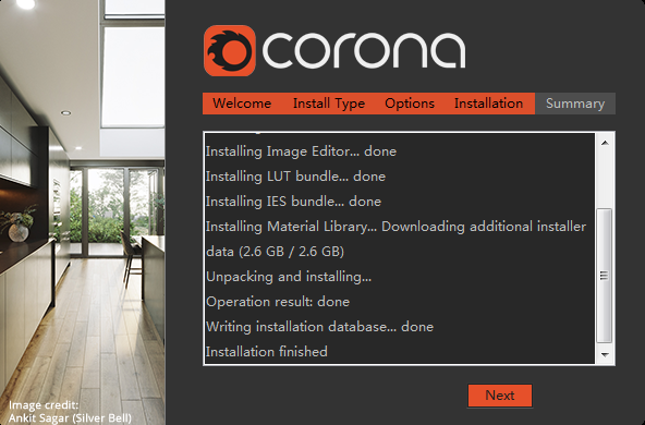 Corona Renderer6.2for 3dmax2014-2022中英文版安装图文教程、破解注册方法