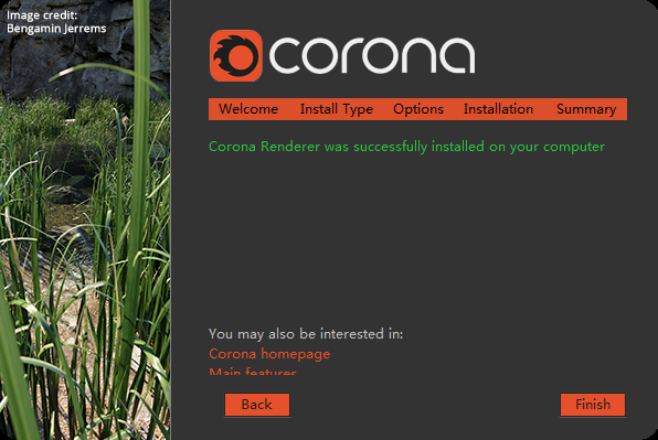 Corona Renderer6.2for 3dmax2014-2022中英文版安装图文教程、破解注册方法