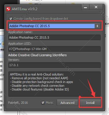 PS cc2015.5绿色破解版安装图文教程、破解注册方法