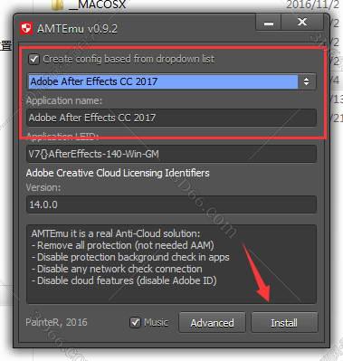 Adobe After Effects cc 2017简体中文激活版安装图文教程、破解注册方法