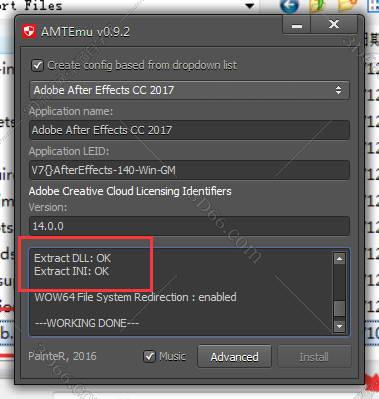 Adobe After Effects cc 2017简体中文激活版安装图文教程、破解注册方法
