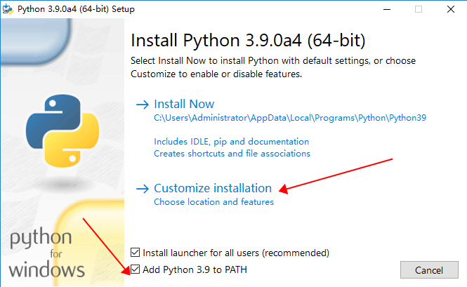 Python 3.9.0 绿色版【Python3.9.0】英文免费版安装图文教程、破解注册方法