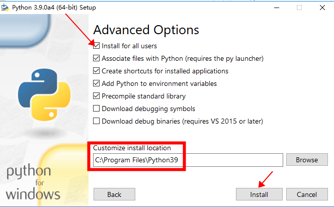 Python 3.9.0 绿色版【Python3.9.0】英文免费版安装图文教程、破解注册方法