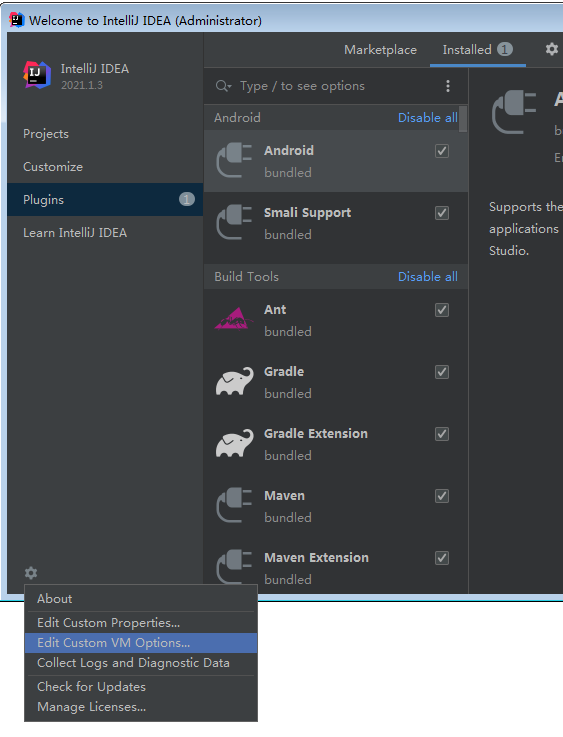 IntelliJ IDEA 2021.1.3旗舰版【Java编程工具】绿色破解版安装图文教程、破解注册方法
