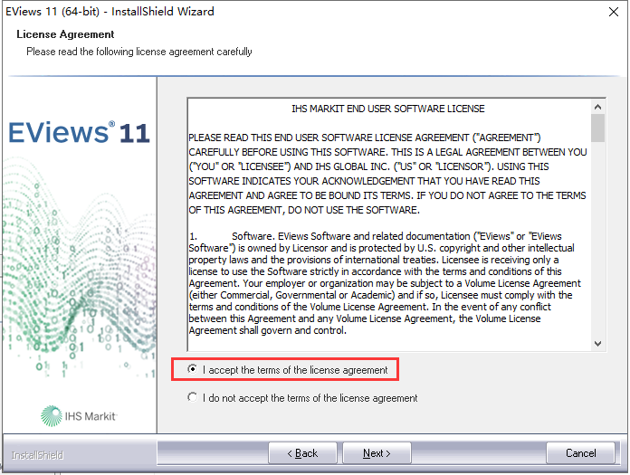 eviews 11【Econometrics Views 11】英文破解版安装图文教程、破解注册方法