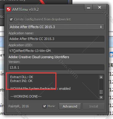 Adobe After Effects cc2015.3绿色破解版安装图文教程、破解注册方法