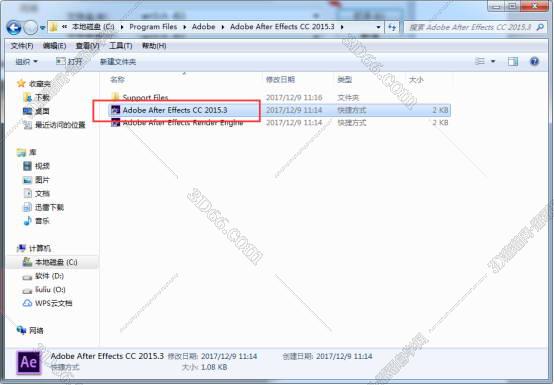 Adobe After Effects cc2015.3绿色破解版安装图文教程、破解注册方法