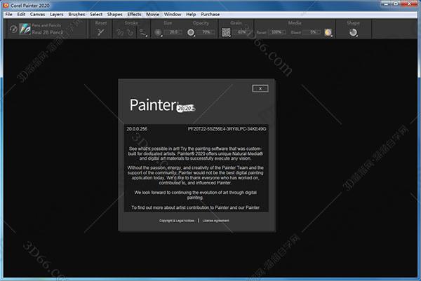 Corel Painter 2020【Painter 2020中文版】中文破解版安装图文教程、破解注册方法
