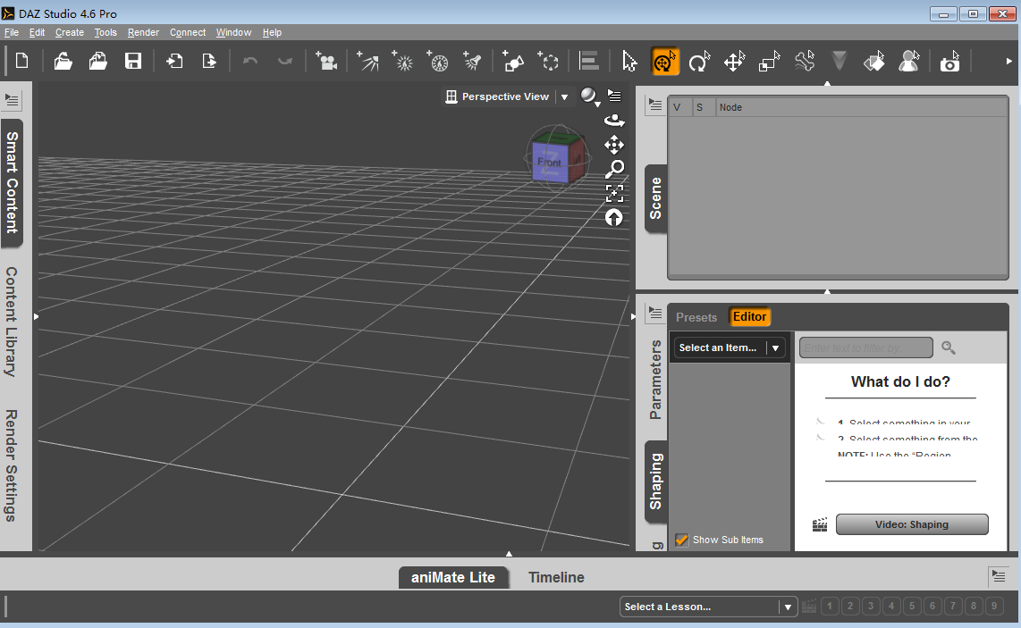 DAZ Studio Pro 4.6官方版【DAZ Studio 4.6】英文官方破解版安装图文教程、破解注册方法