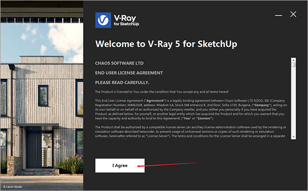vray5.1 for sketchup 2017-2021 汉化完美版安装图文教程、破解注册方法