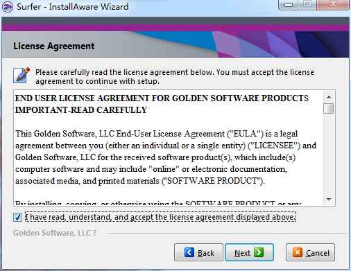 Golden Software Surfer 19【三维立体绘图软件】英文官方版 附破解文件安装图文教程、破解注册方法