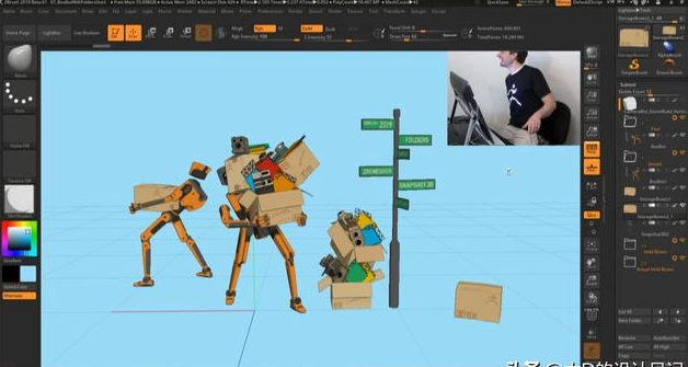 zbrush软件材质库