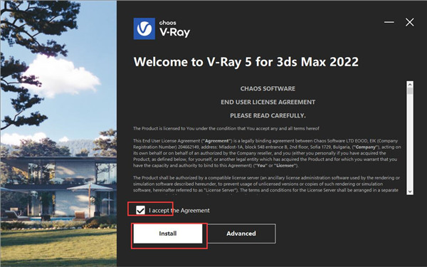 VRay5.2【VR5.2023渲染器】VRay for 3dmax2022完整汉化版安装图文教程、破解注册方法