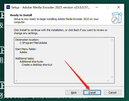Adobe Media Encoder 2023 v23.0.0.57【附安装教程】中文特别破解版安装图文教程、破解注册方法