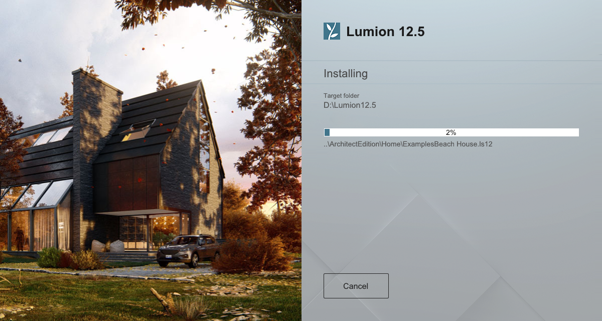 【3D景观建筑软件下载】Lumion v12.5最新免费破解中文版安装图文教程、破解注册方法