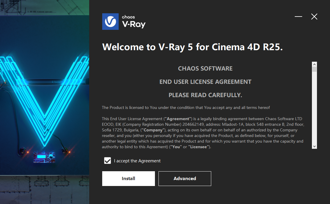 【VRay 5.20.06渲染器下载】 VRay 5.20.06 for C4D R20-R26 免费英文版安装图文教程、破解注册方法