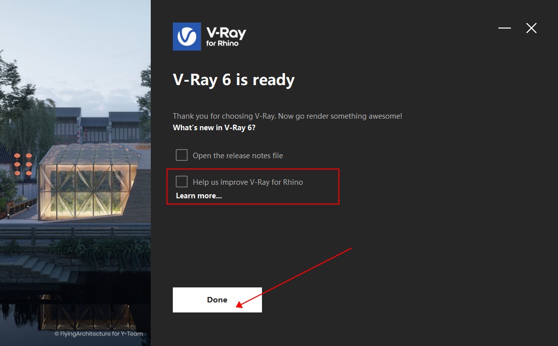 【犀牛rhino VRay渲染器】V-Ray 6.00.00 for Rhino 6/7/8破解版下载安装图文教程、破解注册方法