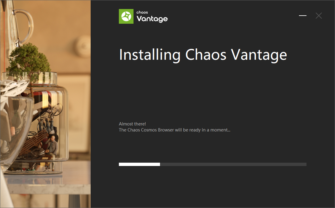 Chaos Vantage 1.8.5实时光线追踪预览软件【附破解补丁+安装教程】英文破解版安装图文教程、破解注册方法