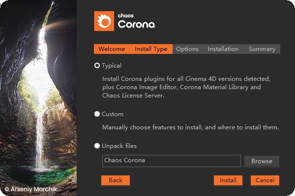 【C4D CR9.1渲染器】C4D实时交互渲染器 Corona Renderer 9 Hotfix 1 for Cinema 4D R17-2023 英文破解版安装图文教程、破解注册方法