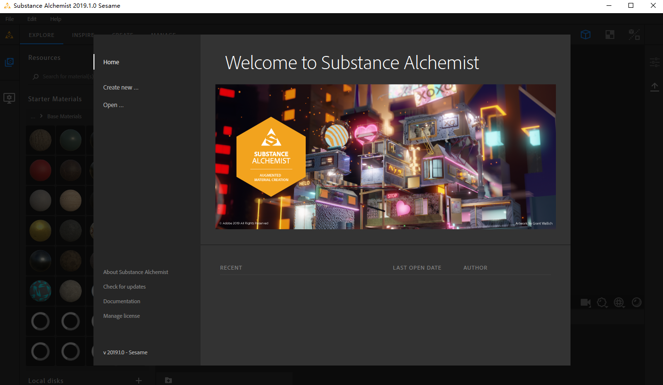 Substance Alchemist2019（材质制作软件2019）绿色英文版安装图文教程、破解注册方法
