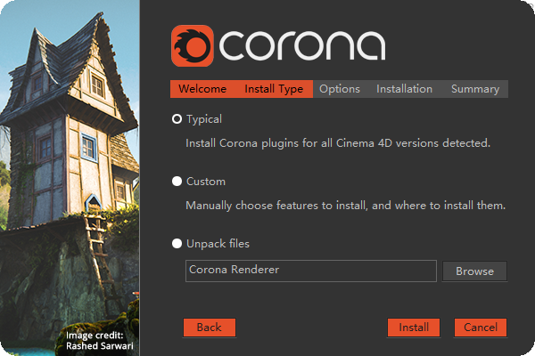 【CR7】Corona 7 hotfix2 for C4D R14-R25 汉化破解版安装图文教程、破解注册方法