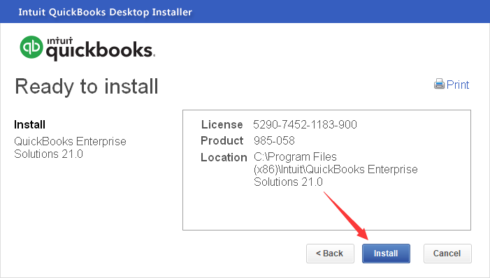 QuickBooks 2021v21.0R4【财务管理软件】英文破解版安装图文教程、破解注册方法