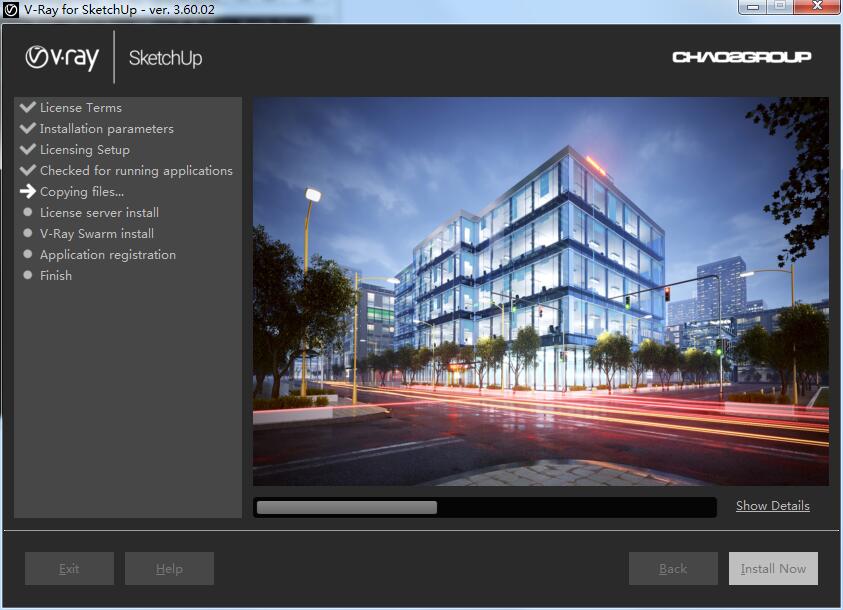 vray3.6 for sketchup【草图大师2015/2016/2017/2018渲染器】中文破解版安装图文教程、破解注册方法