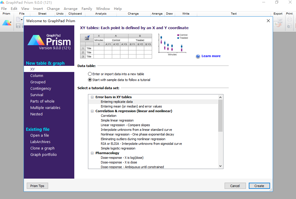 医学绘图软件GraphPad Prism9.0英文破解版安装图文教程、破解注册方法