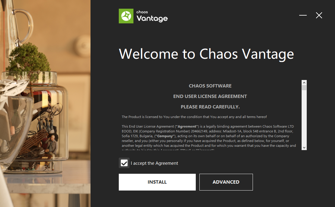Chaos Vantage v1.8.1【实时光线追踪预览软件】免费破解版下载安装图文教程、破解注册方法