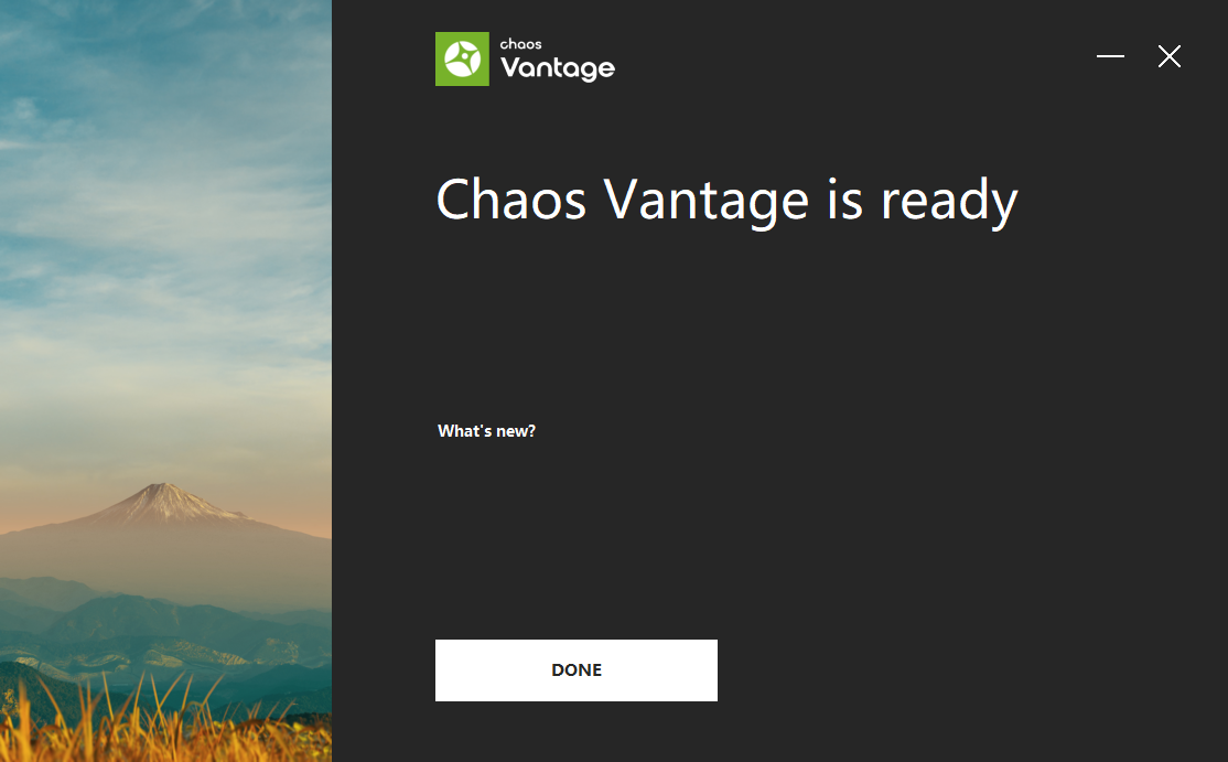 Chaos Vantage v1.8.1【实时光线追踪预览软件】免费破解版下载安装图文教程、破解注册方法