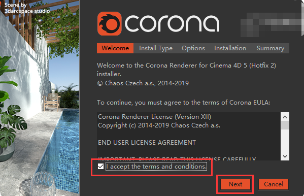 Corona Renderer 5.2 【CR渲染器5.2】for Cinema 4D R14 – R21破解版安装图文教程、破解注册方法
