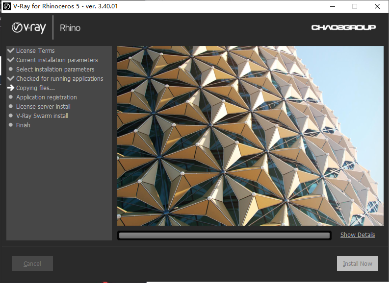 vray3.4 for rhino【支持rhino5】渲染器破解版安装图文教程、破解注册方法