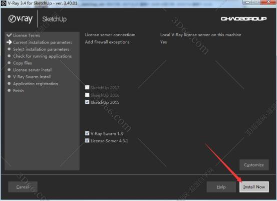 vray3.4 for sketchup【草图大师2015/2016/2017渲染器】中文破解版安装图文教程、破解注册方法