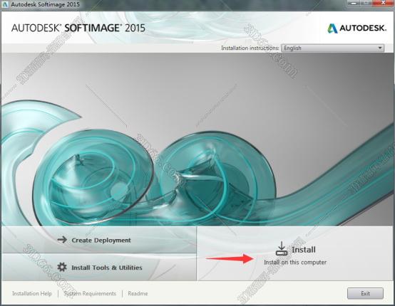 Autodesk SoftImage2015【SoftImage2015】破解版安装图文教程、破解注册方法