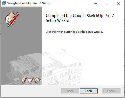 Google SketchUp pro7.0 完美激活汉化版安装图文教程、破解注册方法