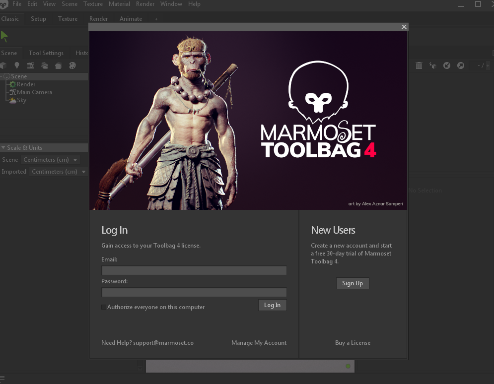 八猴渲染器4.02【Marmoset Toolbag 4.02】破解版安装图文教程、破解注册方法