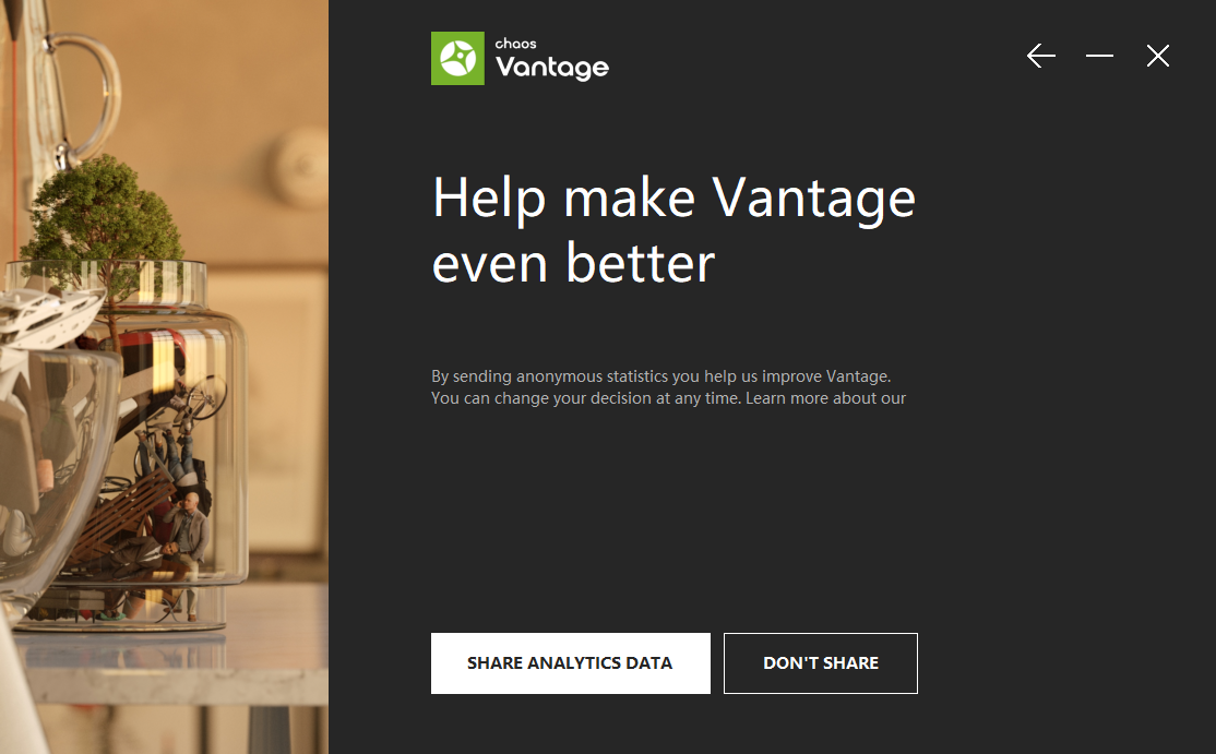 Chaos Vantage v1.6.2【实时光线追踪渲染器】破解版下载安装图文教程、破解注册方法